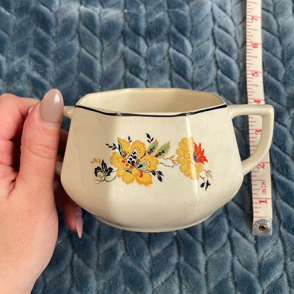 Homer Laughlin floral dish